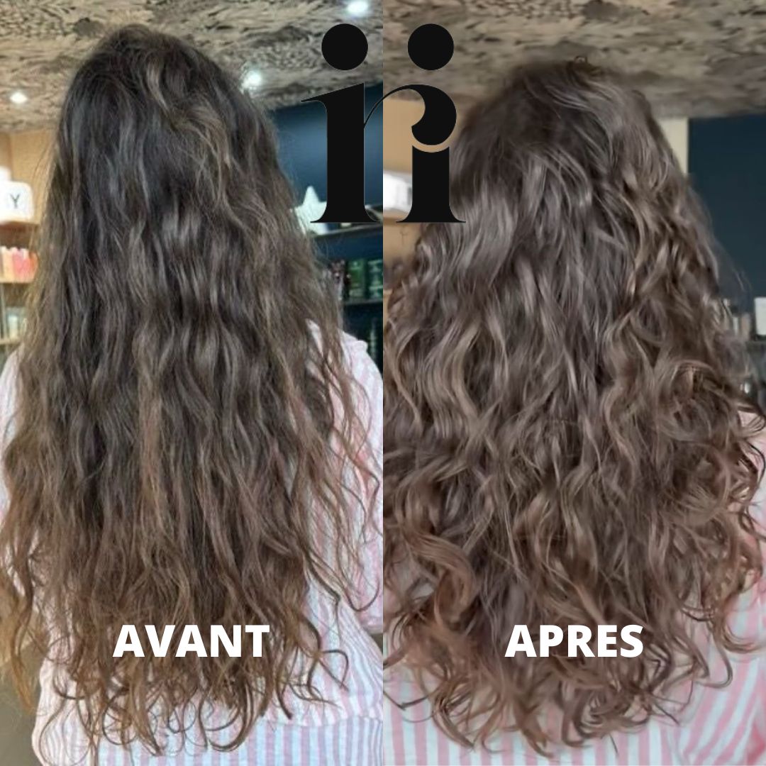 Résultat boucles rebondies sans effet carton – gelée NIIR