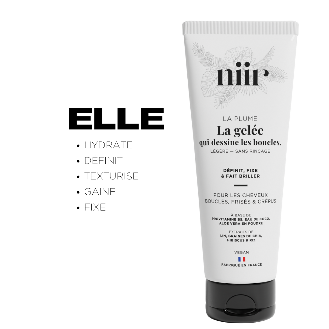 Soin coiffant naturel cheveux texturés – gelée vegan et clean
