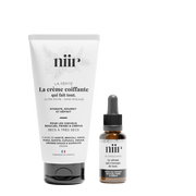 Routine cheveux crépus naturels – crème et sérum NIIR