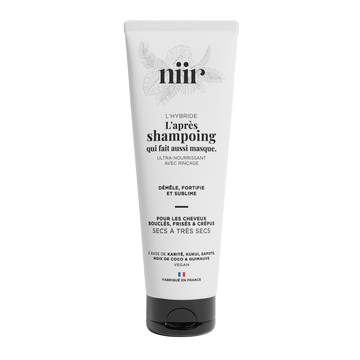 Soin capillaire 2-en-1 naturel pour cheveux bouclés et frisés – L’Hybride NIIR