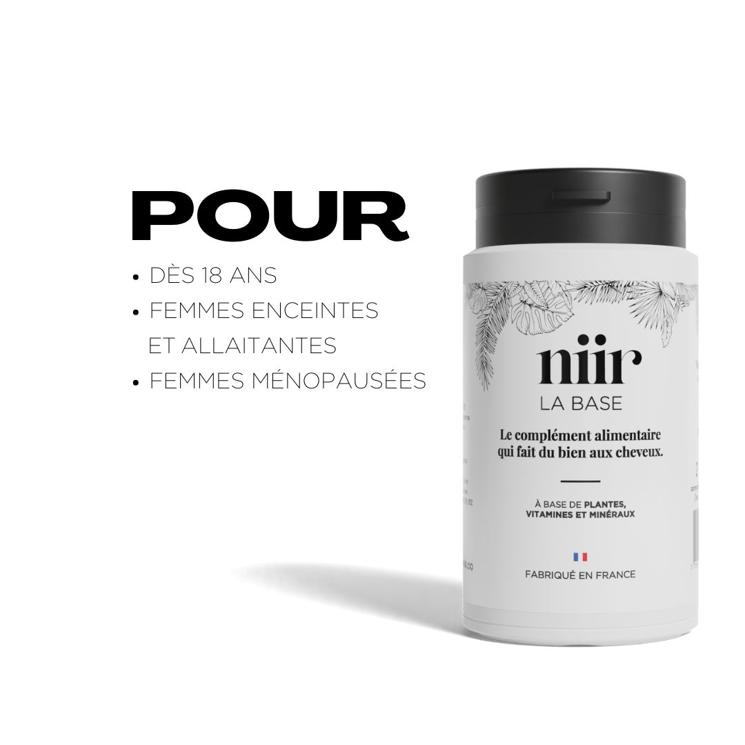 Résultat : pousse renforcée, cheveux plus denses et brillants