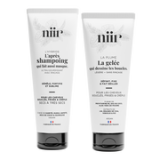 Routine minimaliste cheveux bouclés – L’Hybride + La Plume