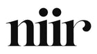 Logo officiel de NIIR, marque de soins capillaires naturels pour cheveux bouclés, frisés et crépus