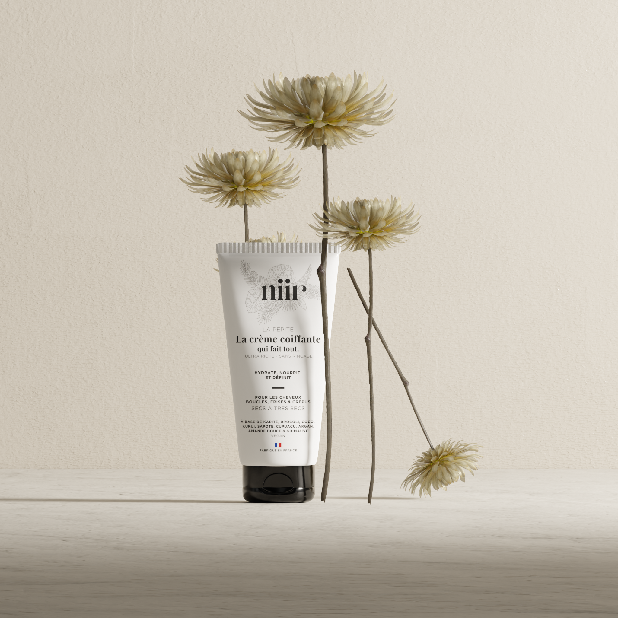 Soin 2-en-1 pour cheveux très secs – crème coiffante sans ingrédients nocifs